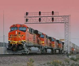 yapboz Tren şirketi, Burlington Santa Fe (BNSF) US